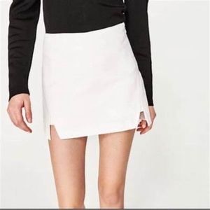 NWT Zara | TRF Collection White Mini Skort